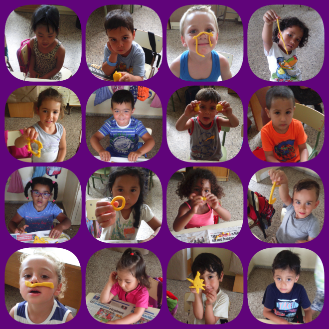 collage actividad plastilina