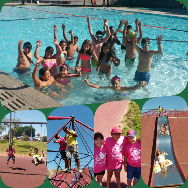 collage parc piscina